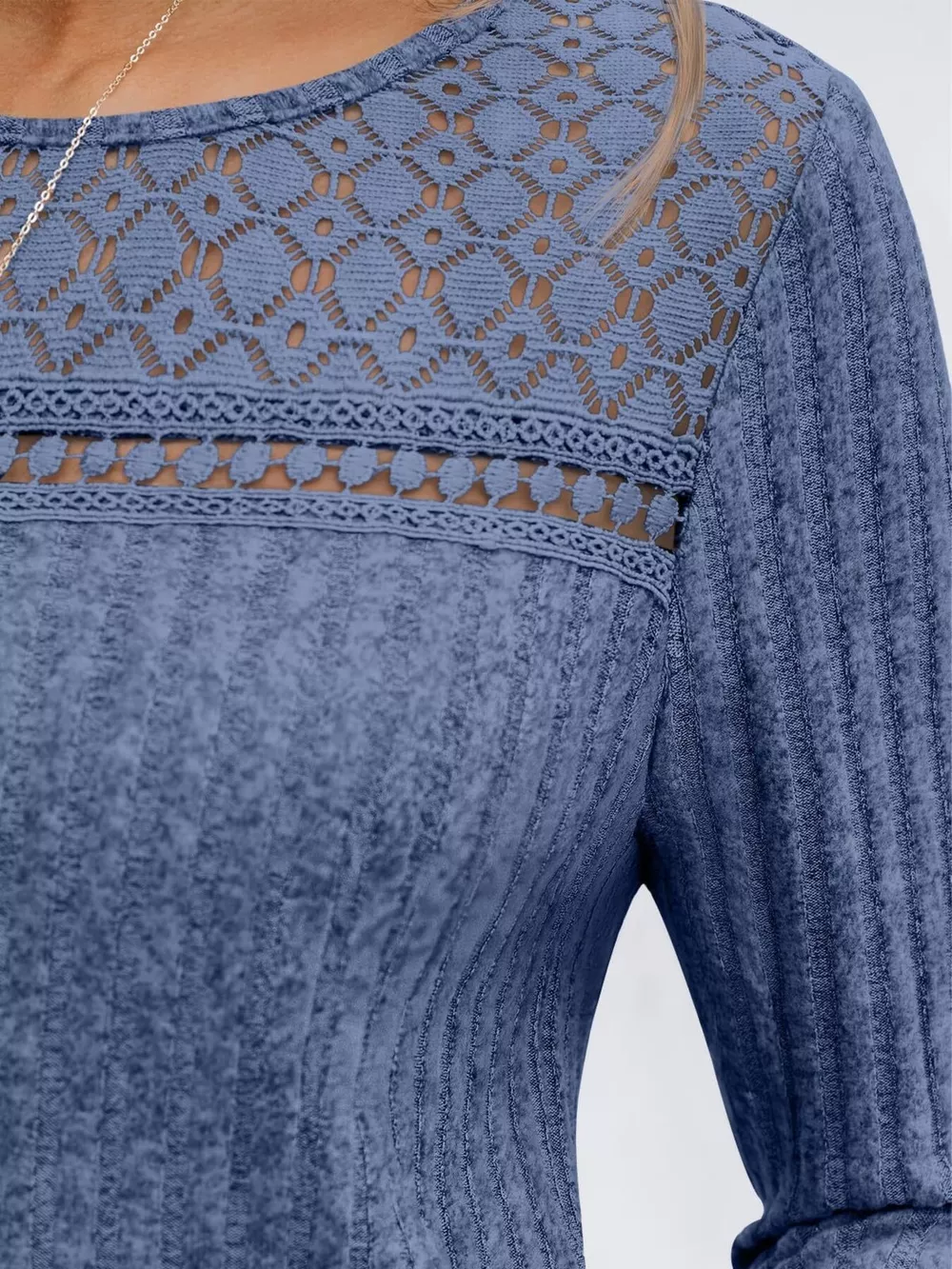 Ribbed Long Sleeve T-Shirt, image 16