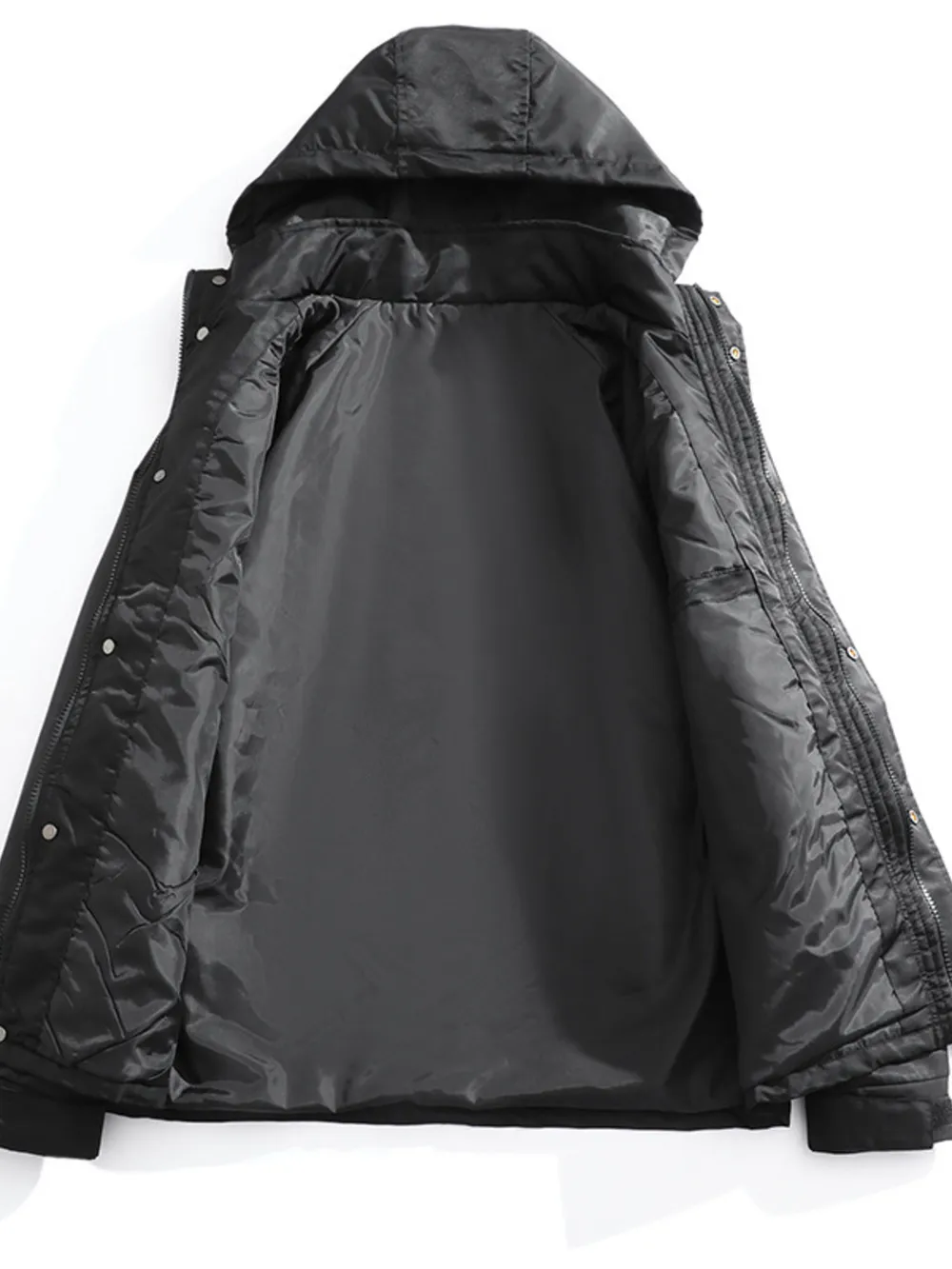 Men's Waterproof Windbreaker Hooded Tactical Jacket, image 4