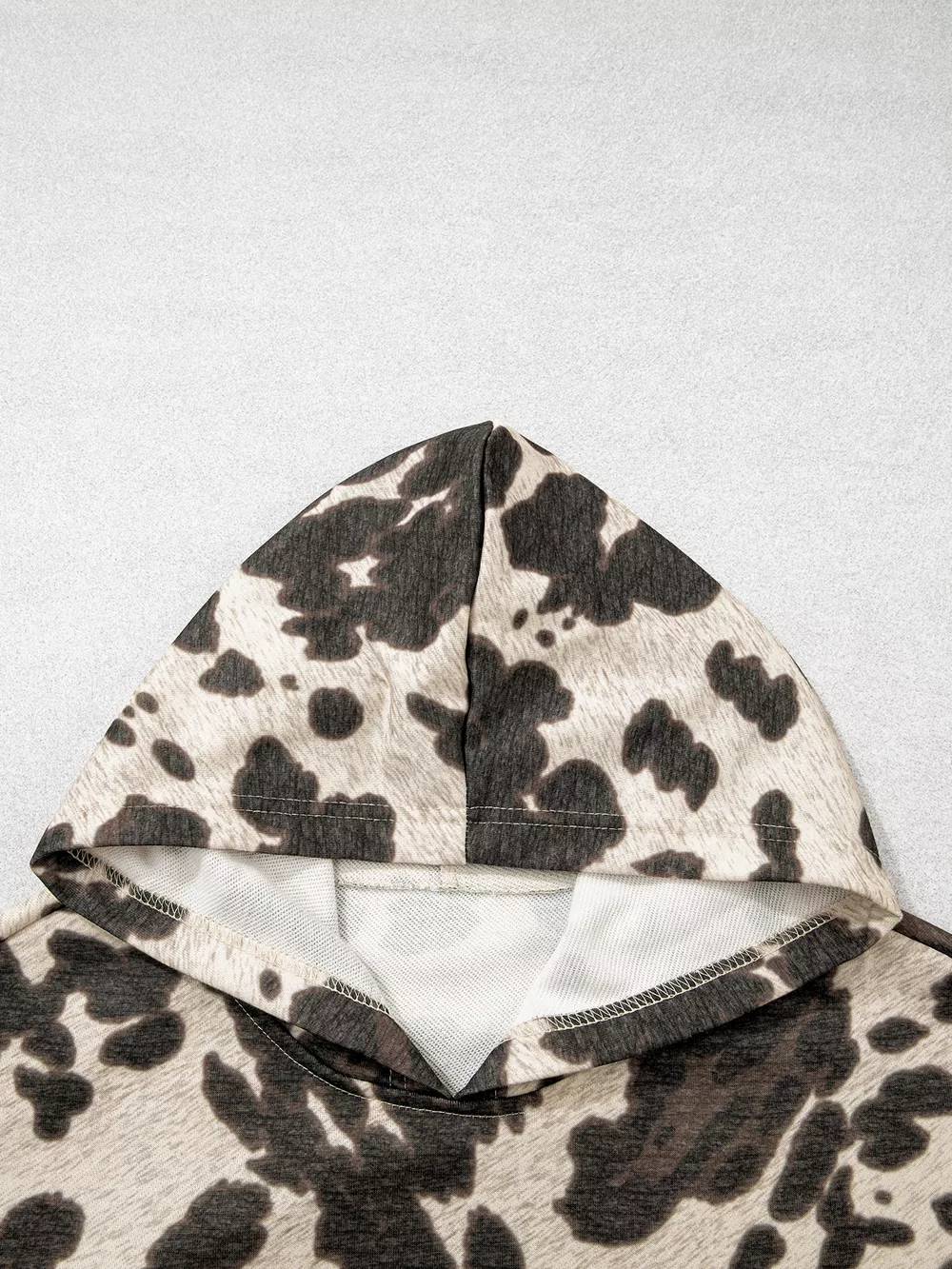 Multicolour Western Print Long Sleeve Pocket Regular Fit Hoodie, image 9