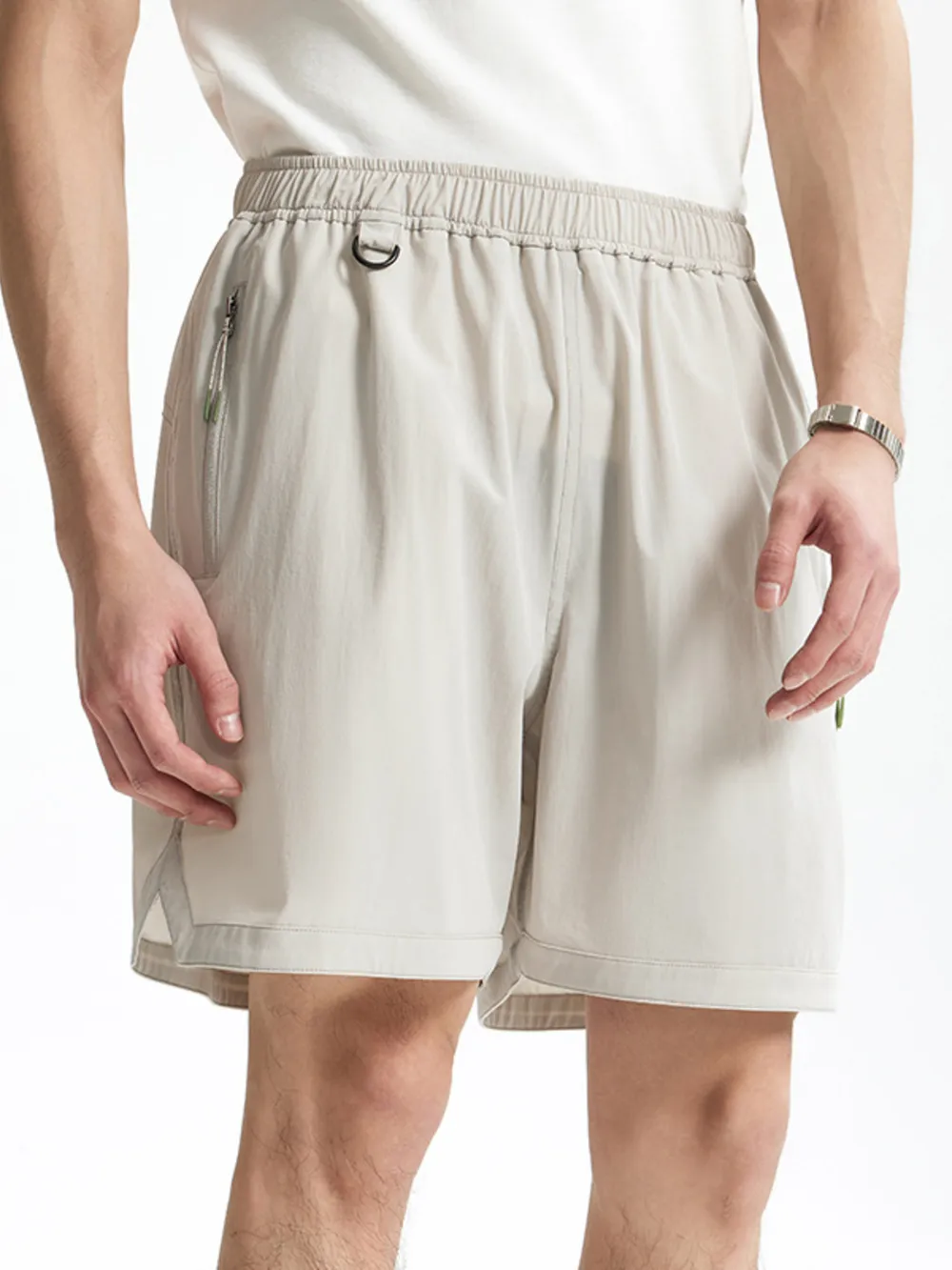 Men's Elastic Waist Shorts, image 2