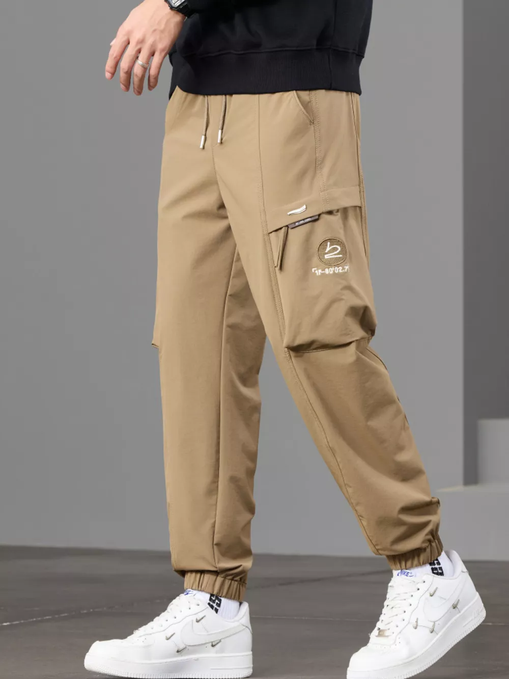 Men's Casual Cargo Joggers, image 6