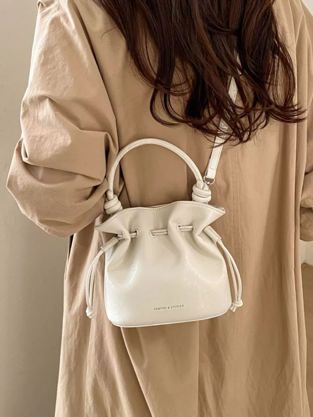 Drawstring Bucket Crossbody Bag, image 13