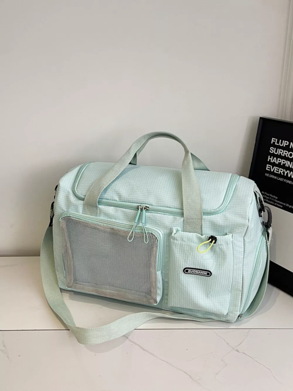 Drawstring Multi Pockets Travel Bag, image 3
