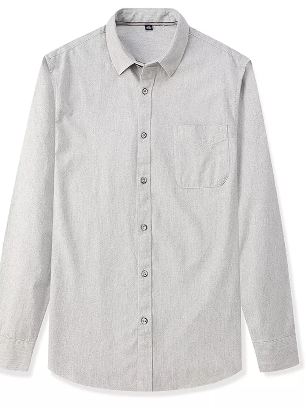 Men's Full Size Casual Long Sleeve Button-Down Shirt Plus Size, image 5