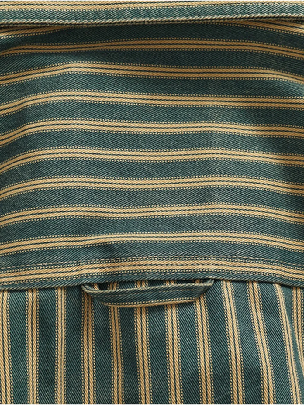 Men's Plus Size Striped Button Up Long Sleeve Shirt, image 8