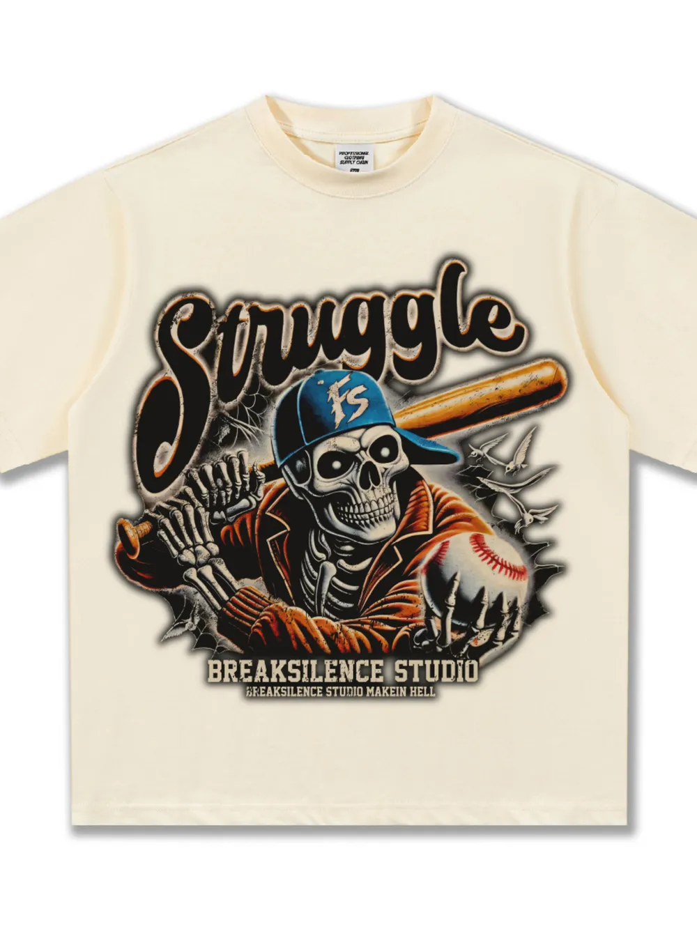 Men's Graphic Round Neck Short Sleeve T-Shirt, image 7