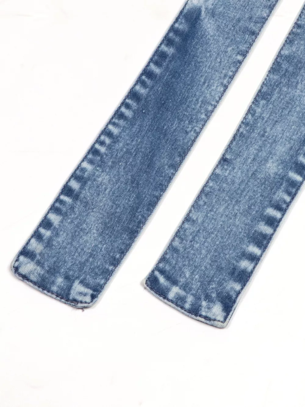 Halter Neck Button-Front Denim Dress, image 5