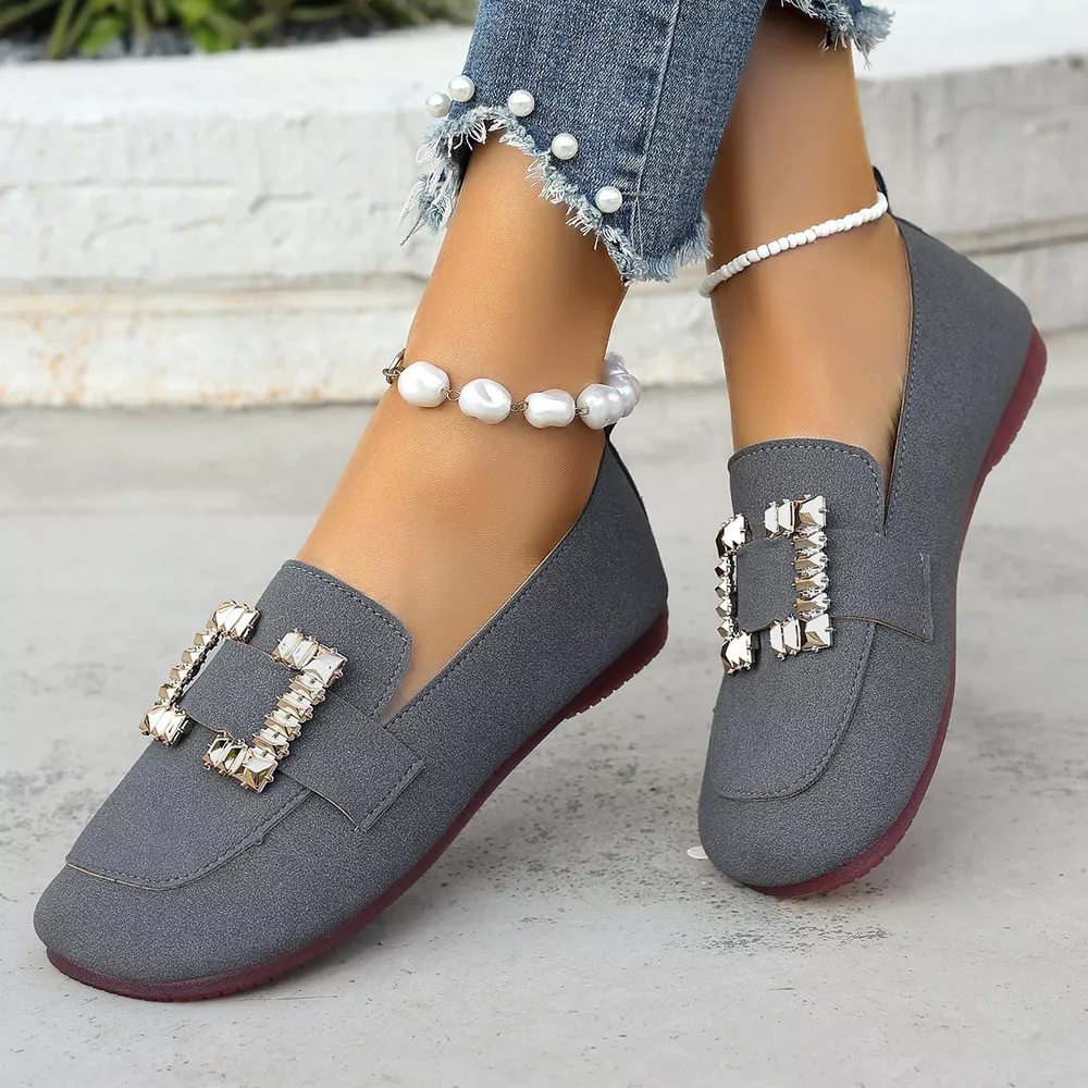 Decor Buckle Round Toe Slip-On, image 10