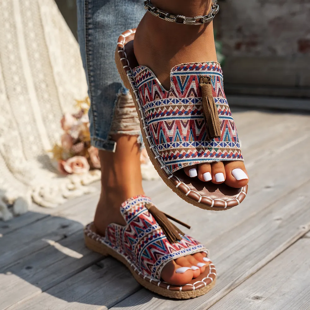 Tassel Open Toe Sandals, image 12