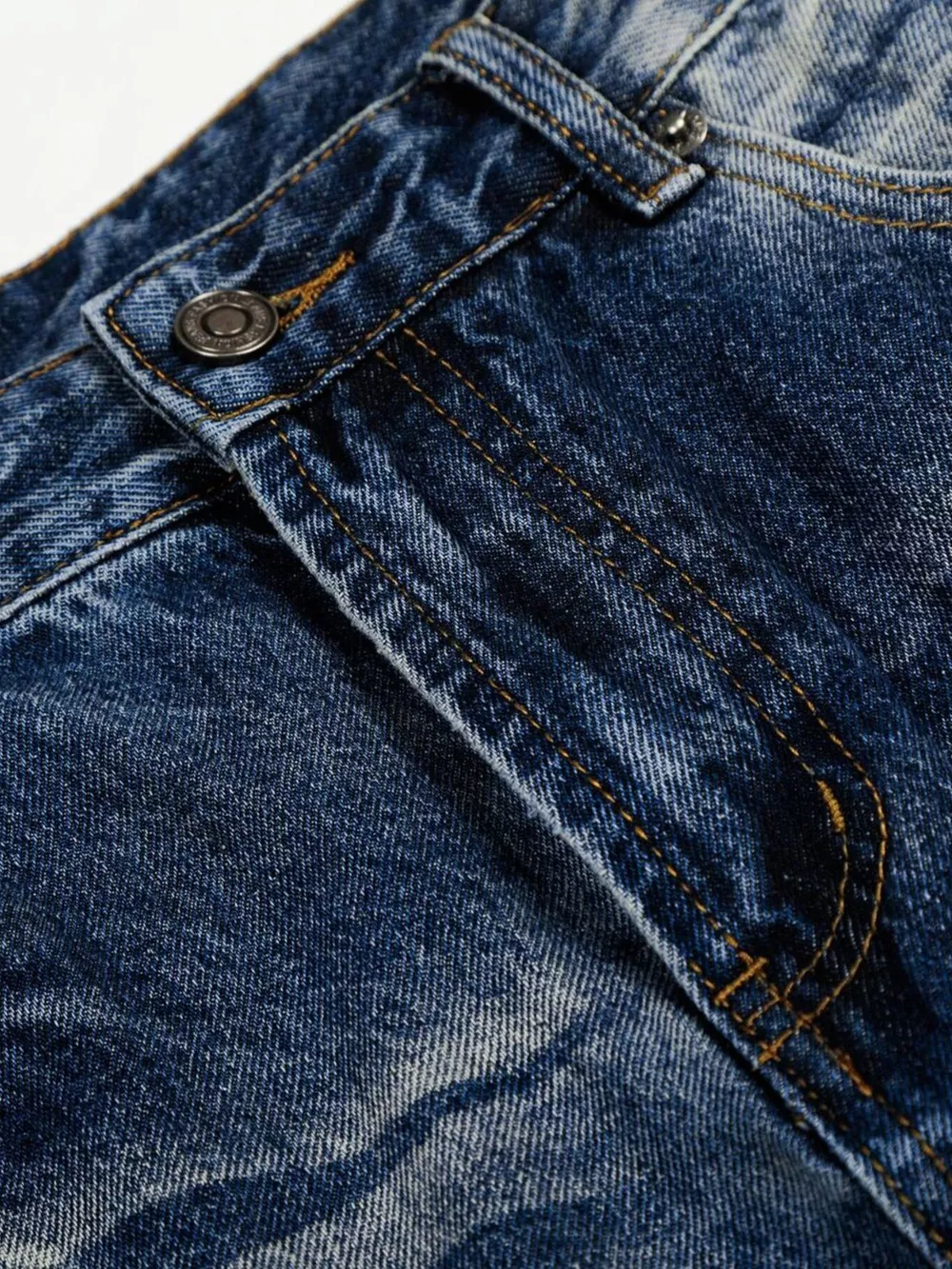 Men's Full Size Vintage Wash Wide Leg Jeans Plus Size, image 16