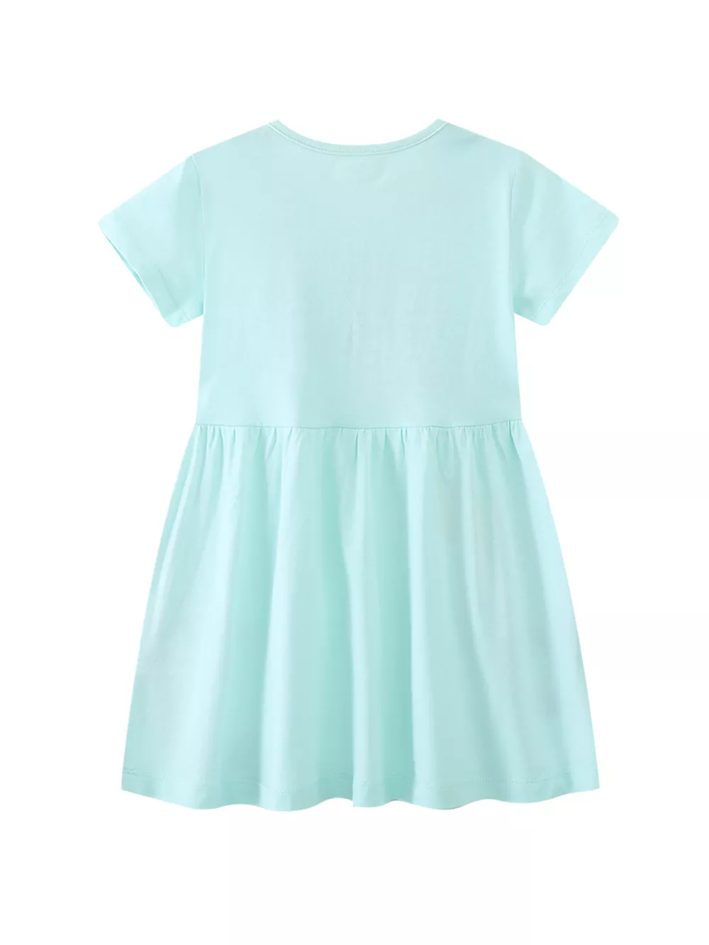 Children's Mermaid Embroidered Short Sleeve Dress, image 4
