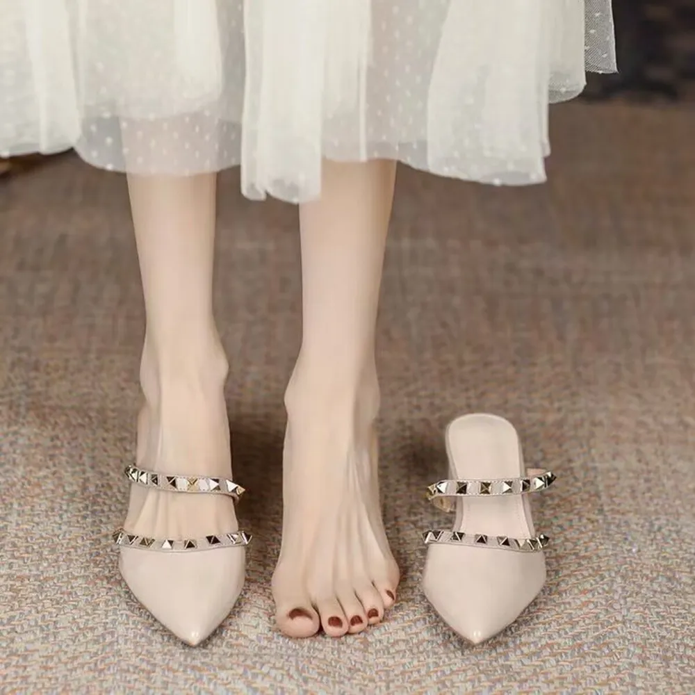 Point Toe Block Heels Sandals, image 3