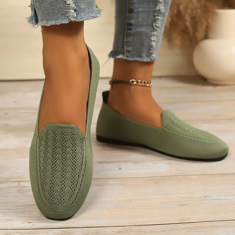 Breathable Knitted Slip-Ons, image 6