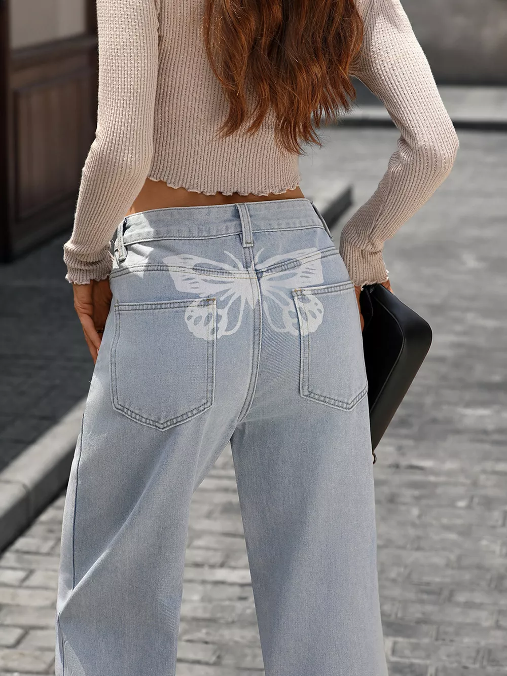 High Waisted Wide Leg Jeans, image 5