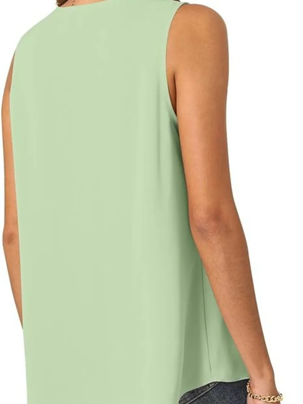 Full Size V-Neck Sleeveless Tank Top Plus Size, image 15