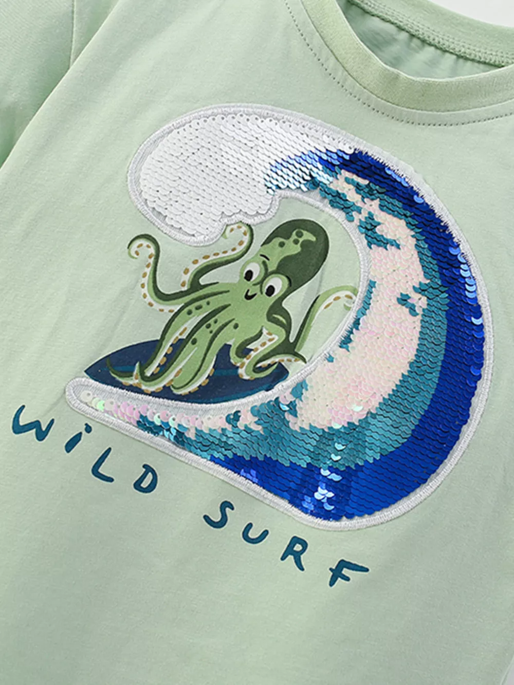Children's Octopus Round Neck Tee, image 3