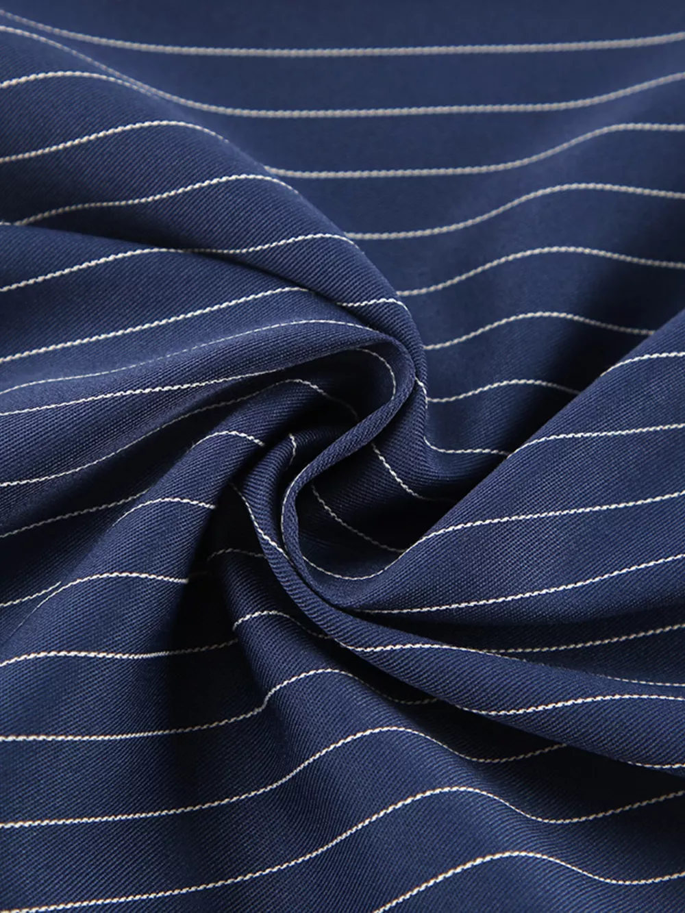 High-Waisted Pinstripe Wide-Leg Pants, image 12