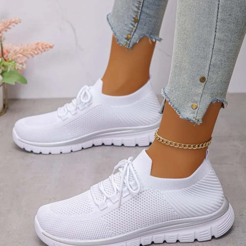 Breathable Mesh Lace Up Athletic, image 8