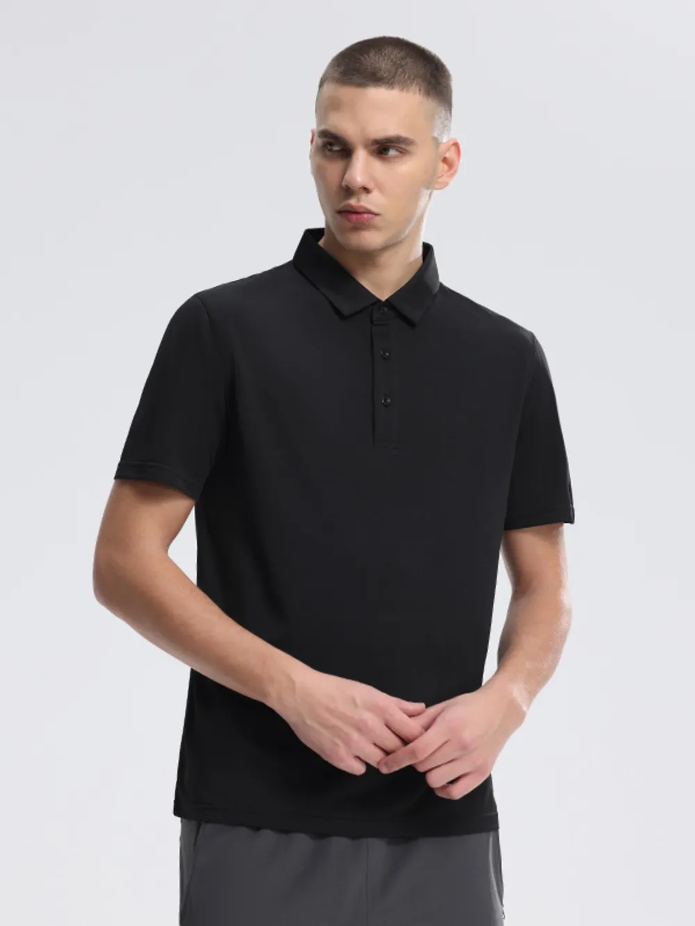 Men's Full Size Short Sleeve Polo Shirt Plus Size