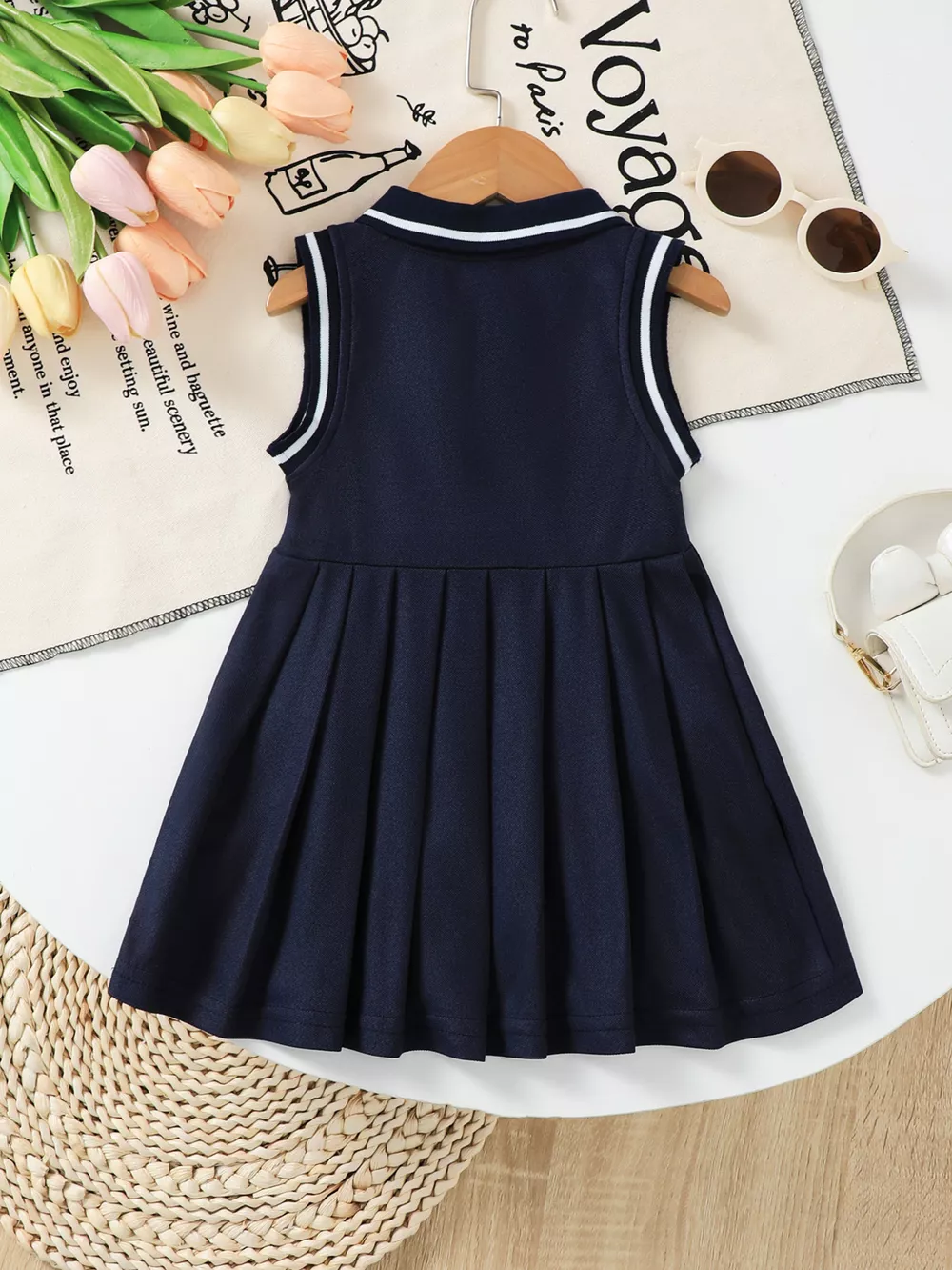 Children's Sleeveless Pleated Dress, image 5
