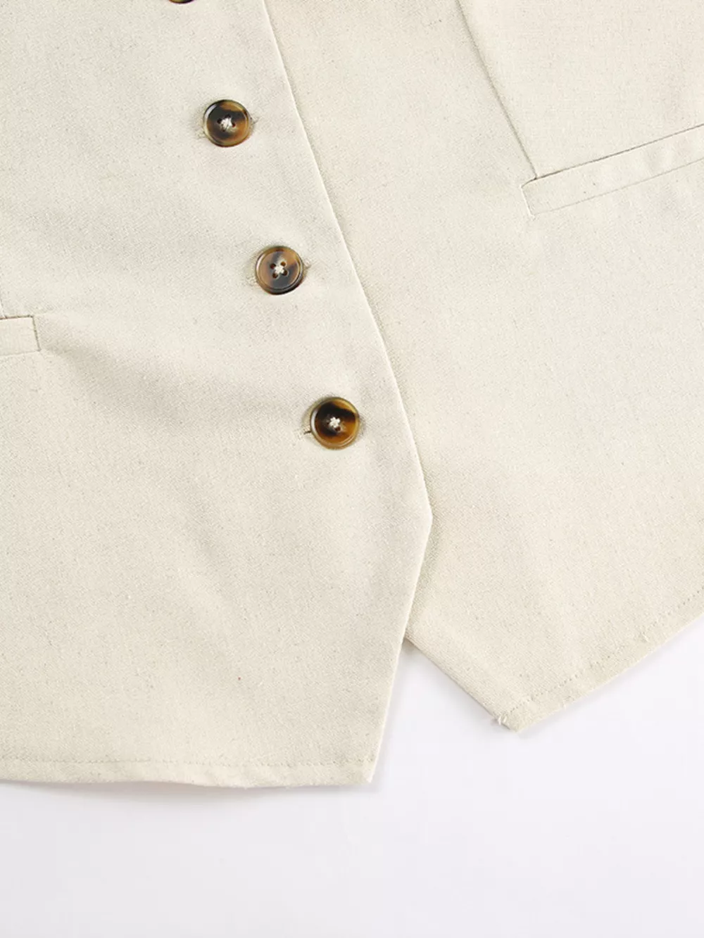Button Up Vest and Shorts Set, image 10
