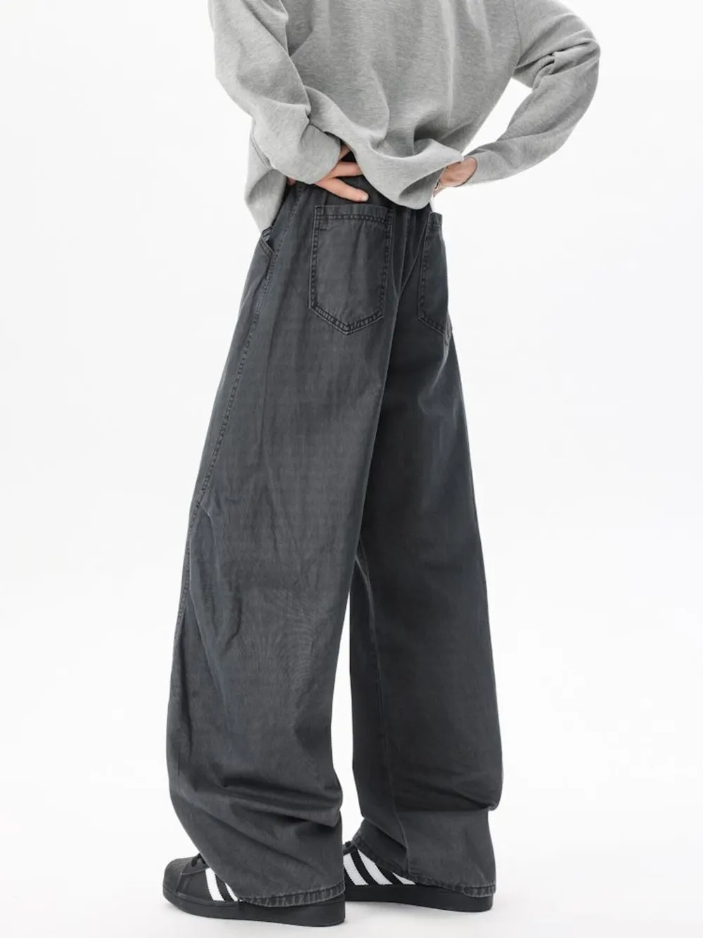 Men's Wide Leg Jeans, image 9