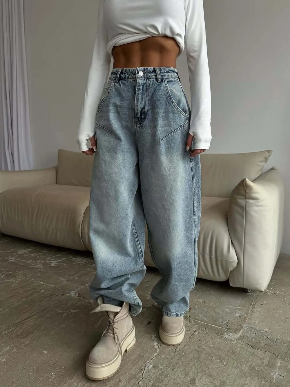 Wide Leg Jeans