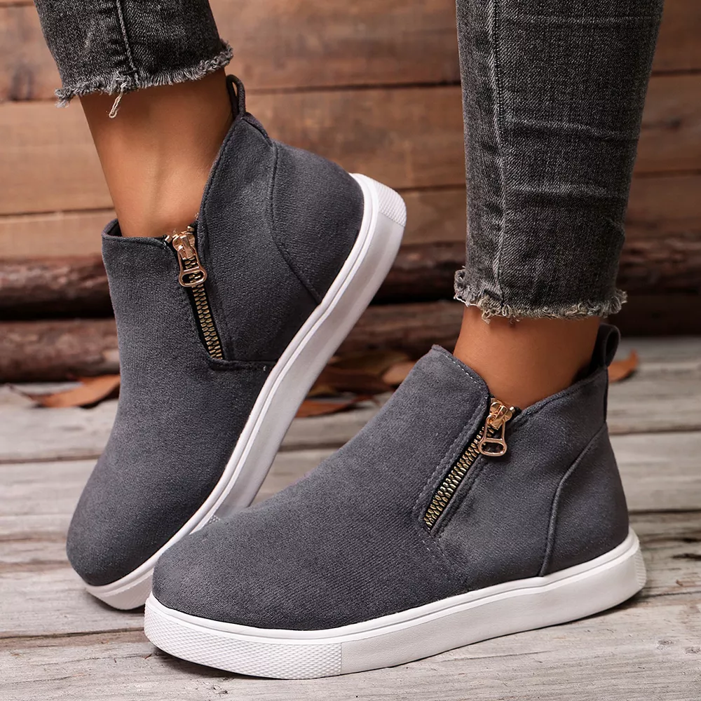 Round Toe Ankle Boots, image 10
