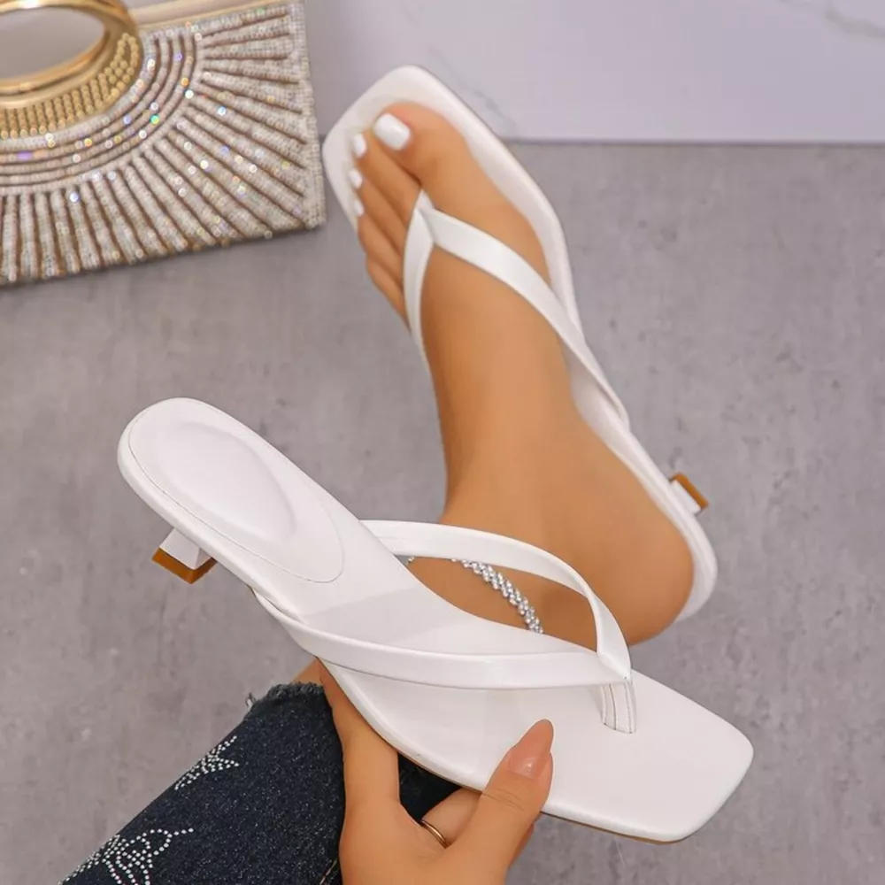 Toe Post Kitten Heels Sandals, image 4
