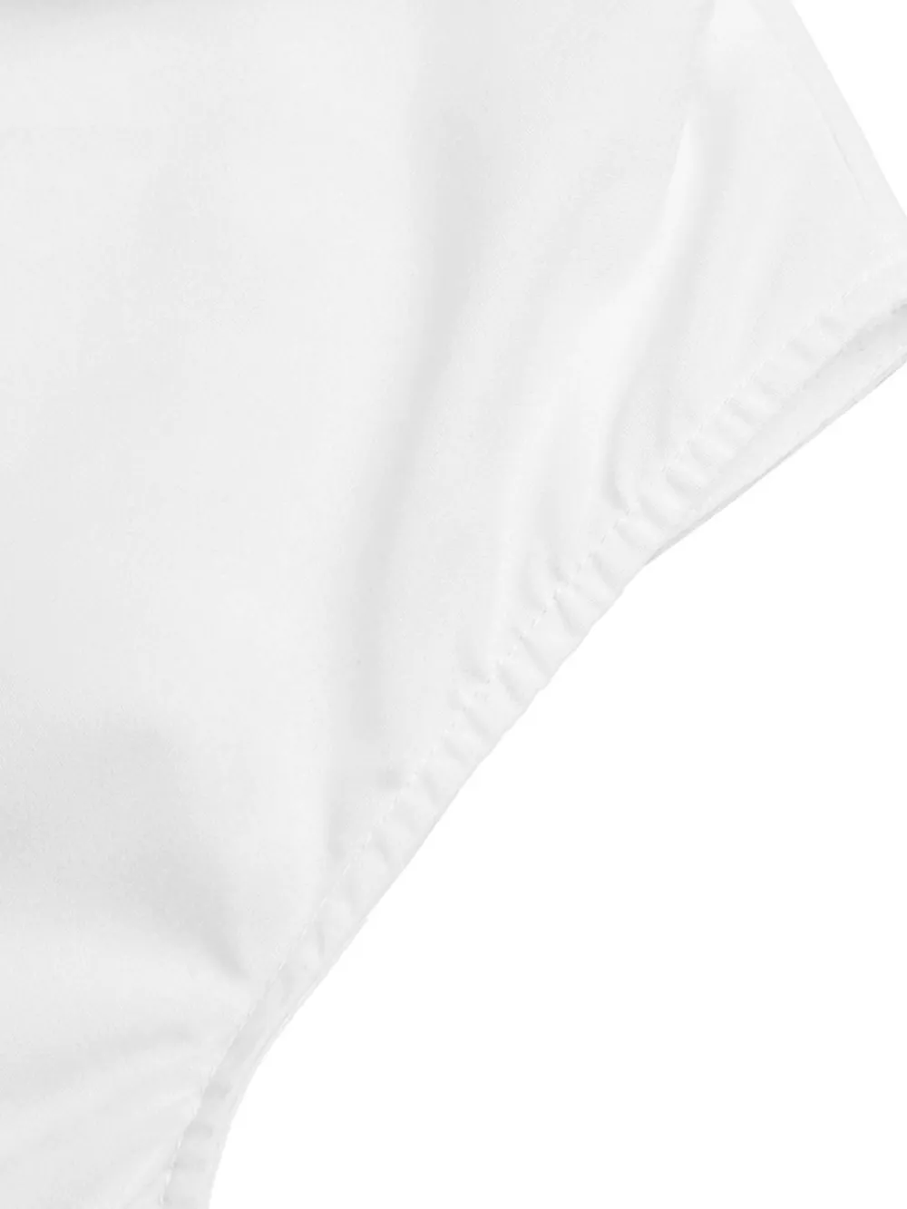 Contrast Bow Sleeveless Shirt Dress, image 9