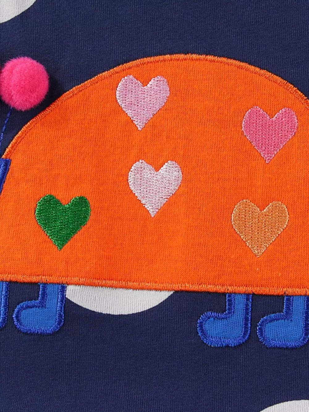 Children's Cute Ladybug Polka Dot Dress, image 4