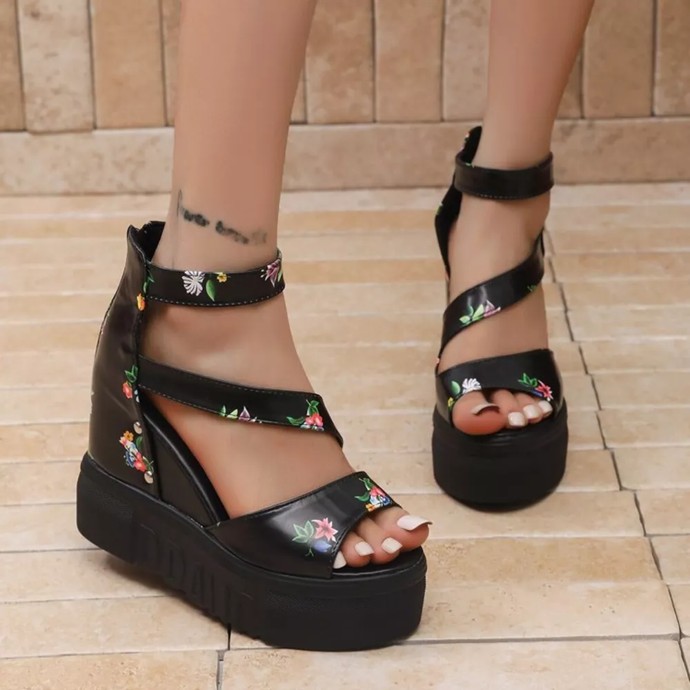 Open Toe Platform Sandals, image 4