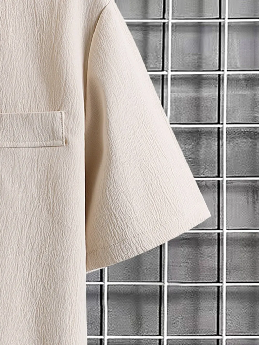 Men's Button Up Short Sleeve Shirt, image 5