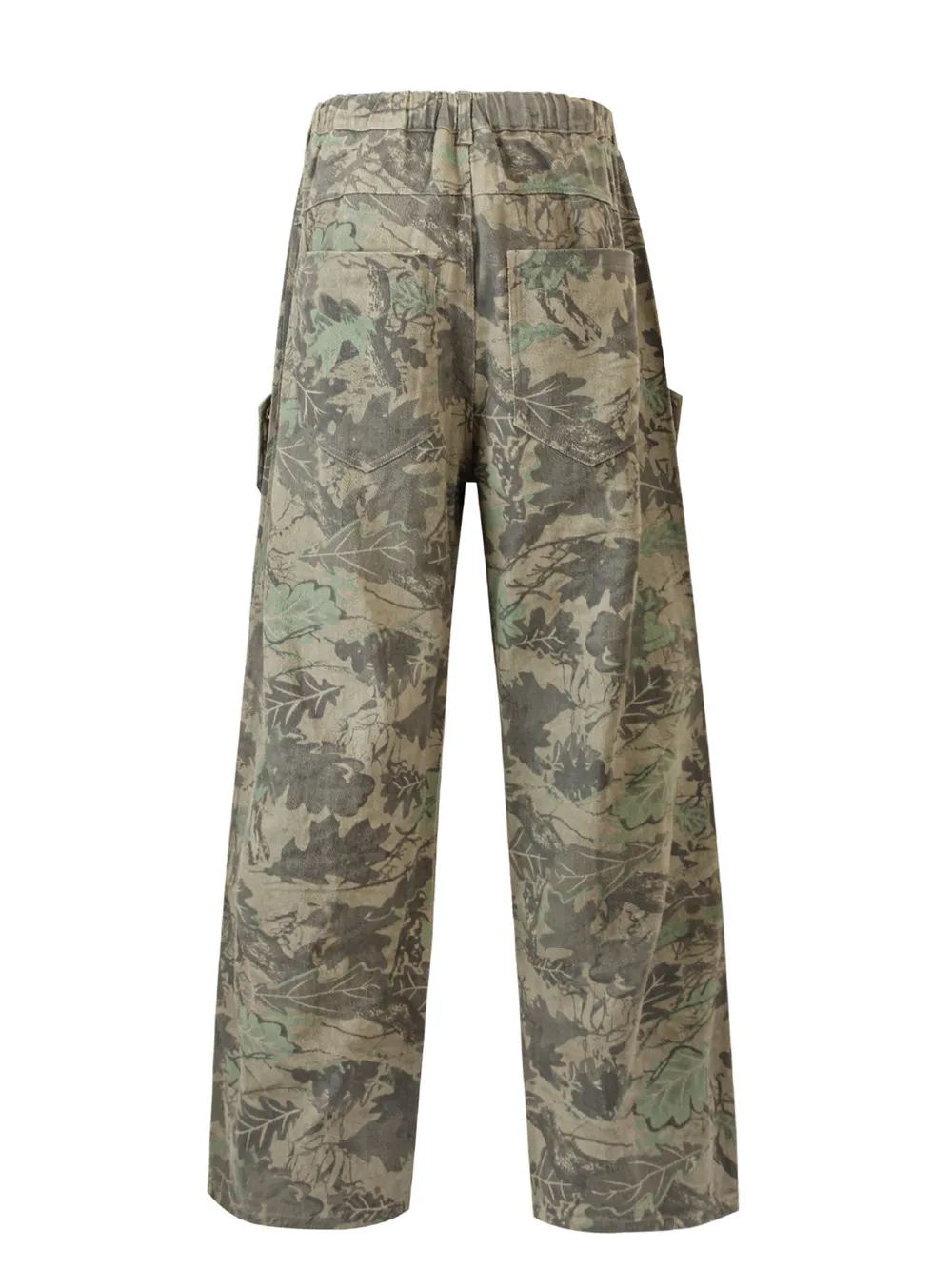Men's Camo Print Cargo Pants, image 5