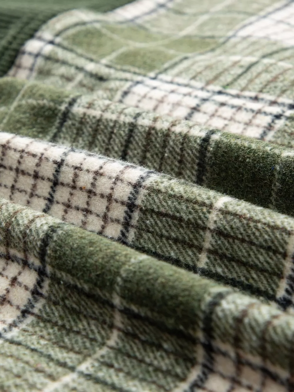 Plaid Button Up Long Sleeve Shacket, image 8