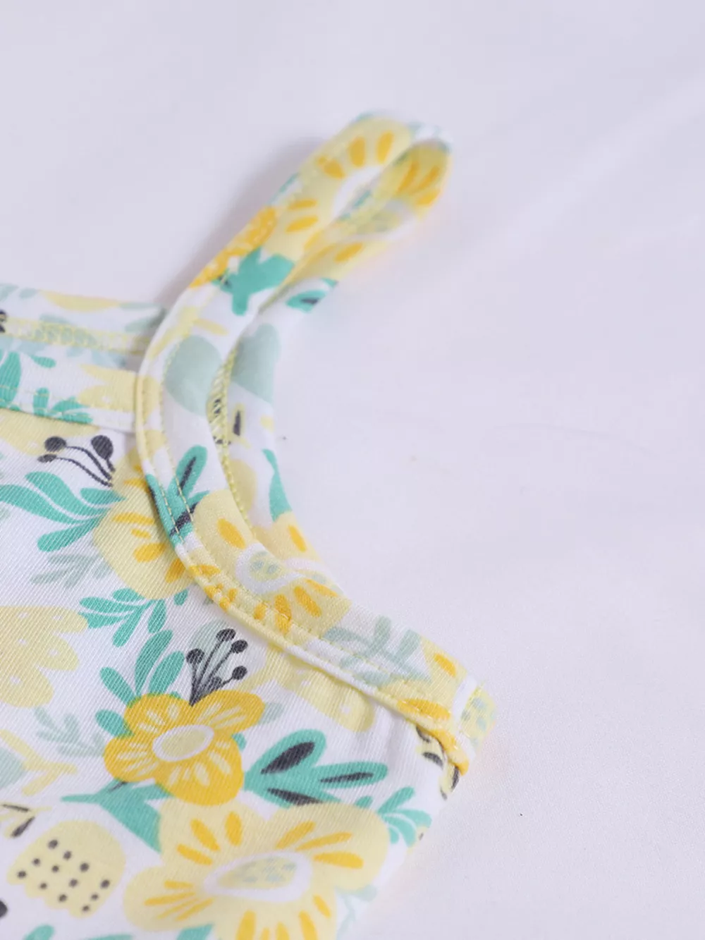 Children's Floral Print Spaghetti Strap Dress, image 2