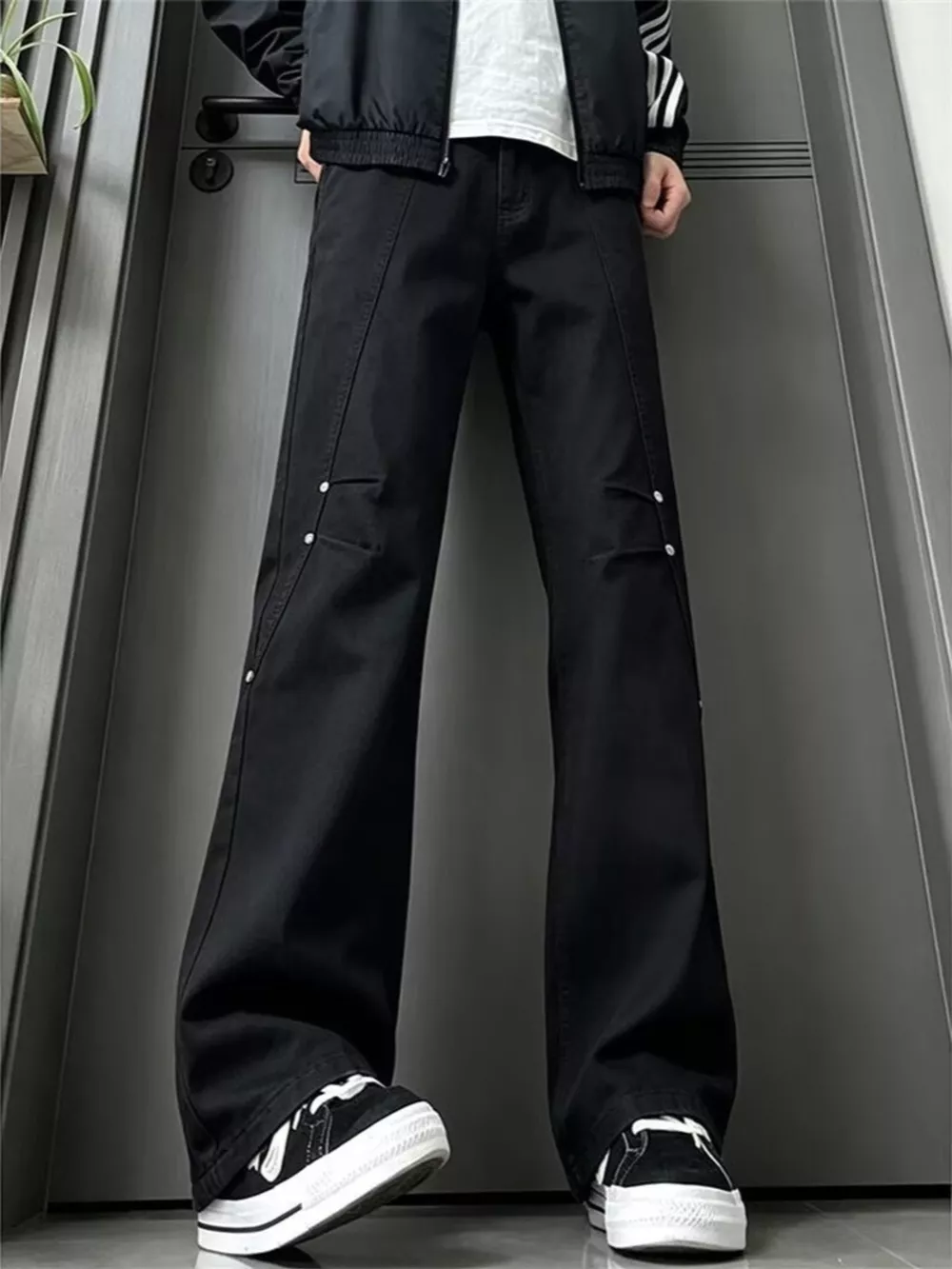 Men's Full Size Vintage Wide-Leg Jeans Plus Size, image 3