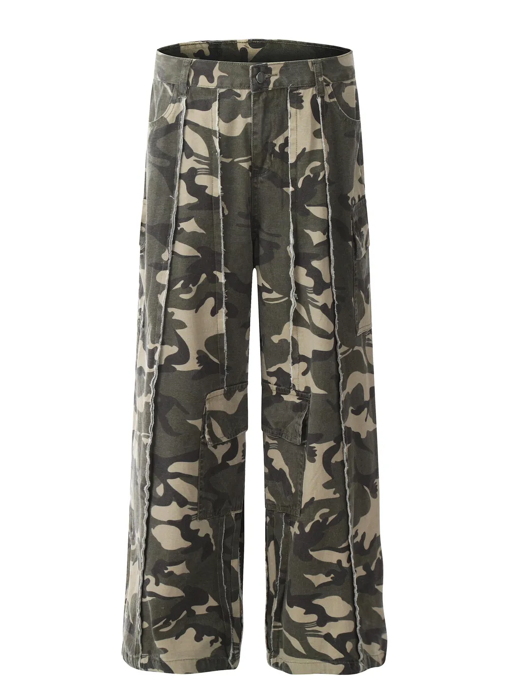 Men's Camouflage Wide Leg Pants