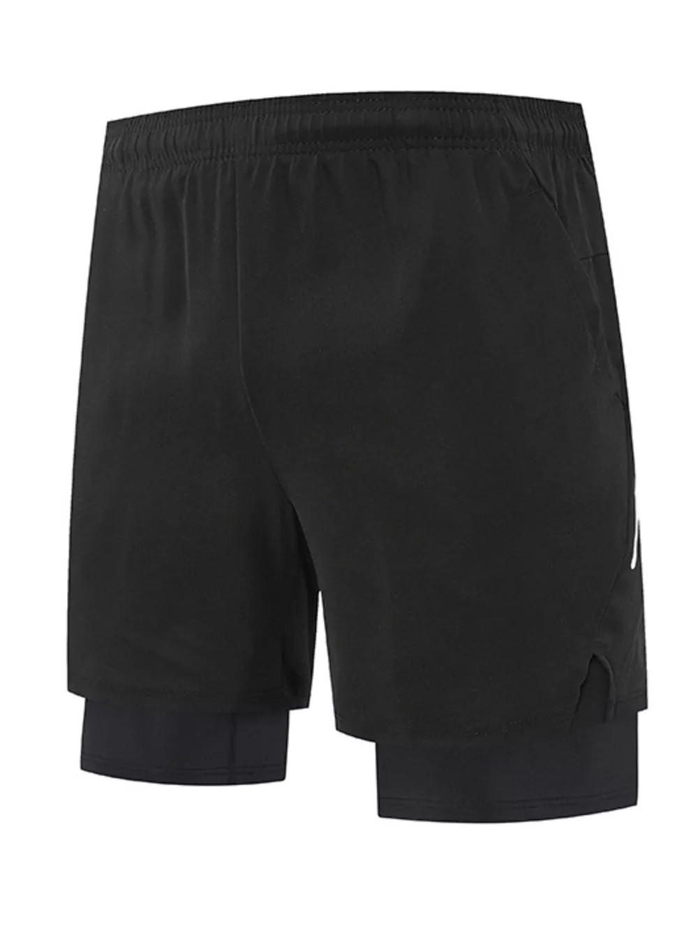 Men's Plus Size Elastic Waist Active Shorts, image 6