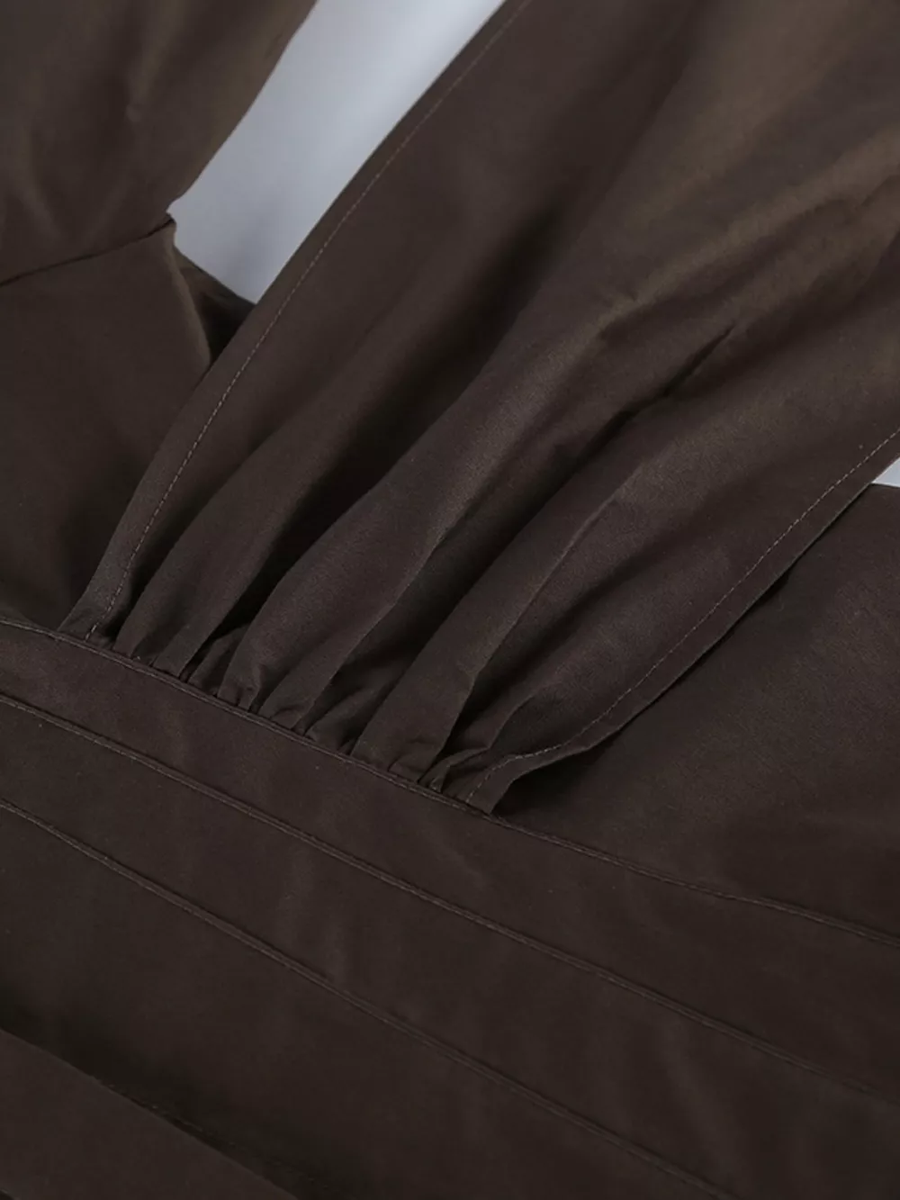 Slim-Fit Ruched Waist Shirt, image 20