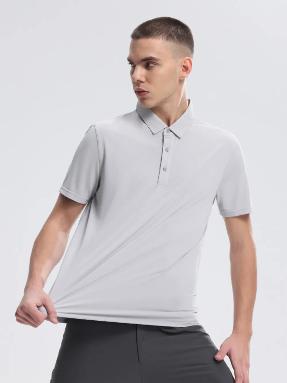 Men's Full Size Short Sleeve Polo Shirt Plus Size, image 3