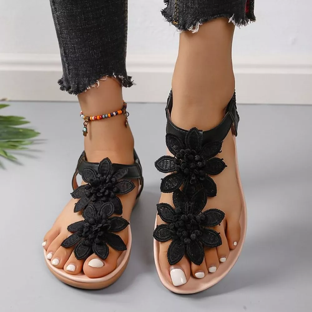 Toe Post Flats Sandals, image 5