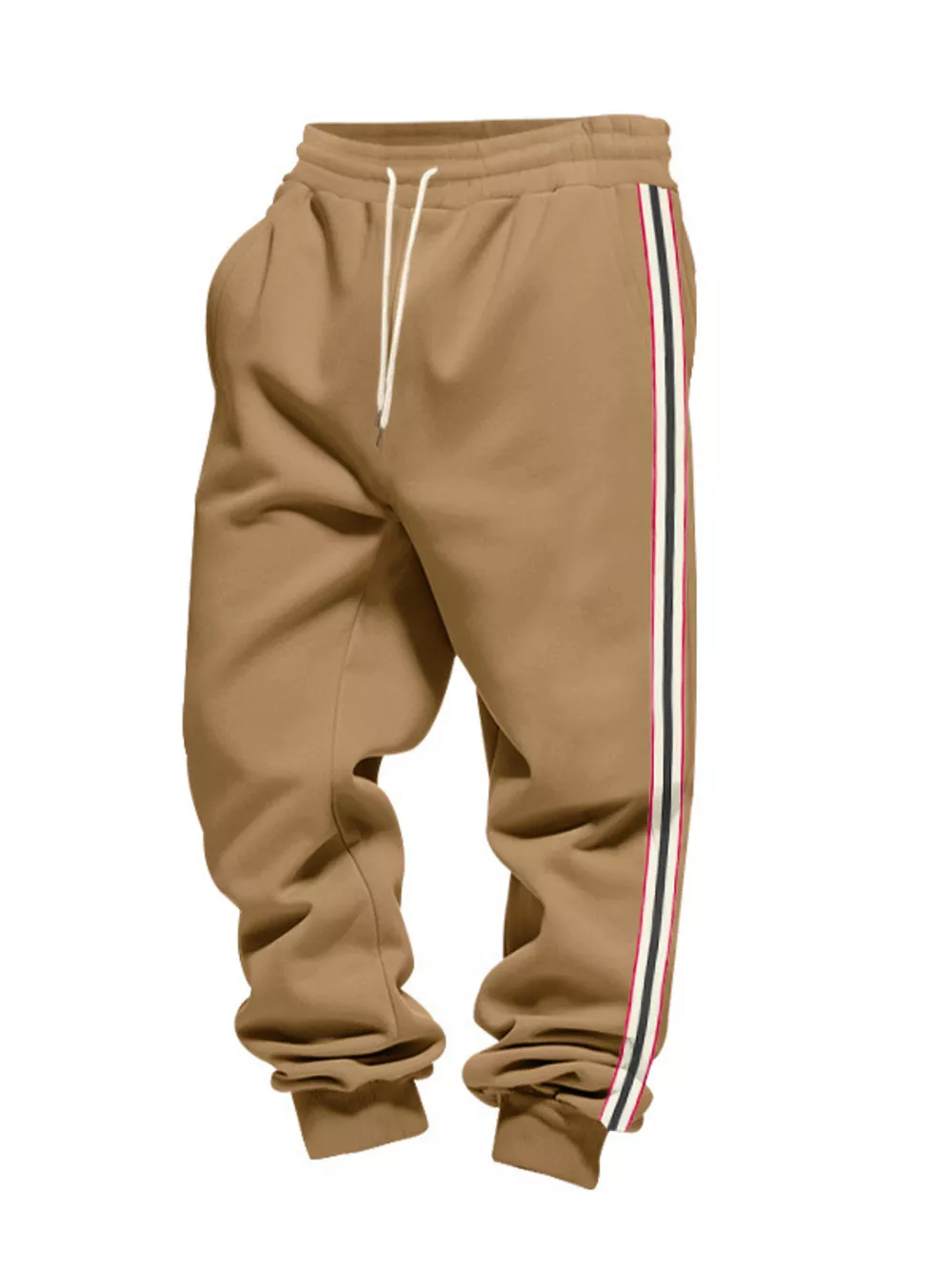 Men's Full Size Side-Striped Drawstring Joggers Plus Size, image 15