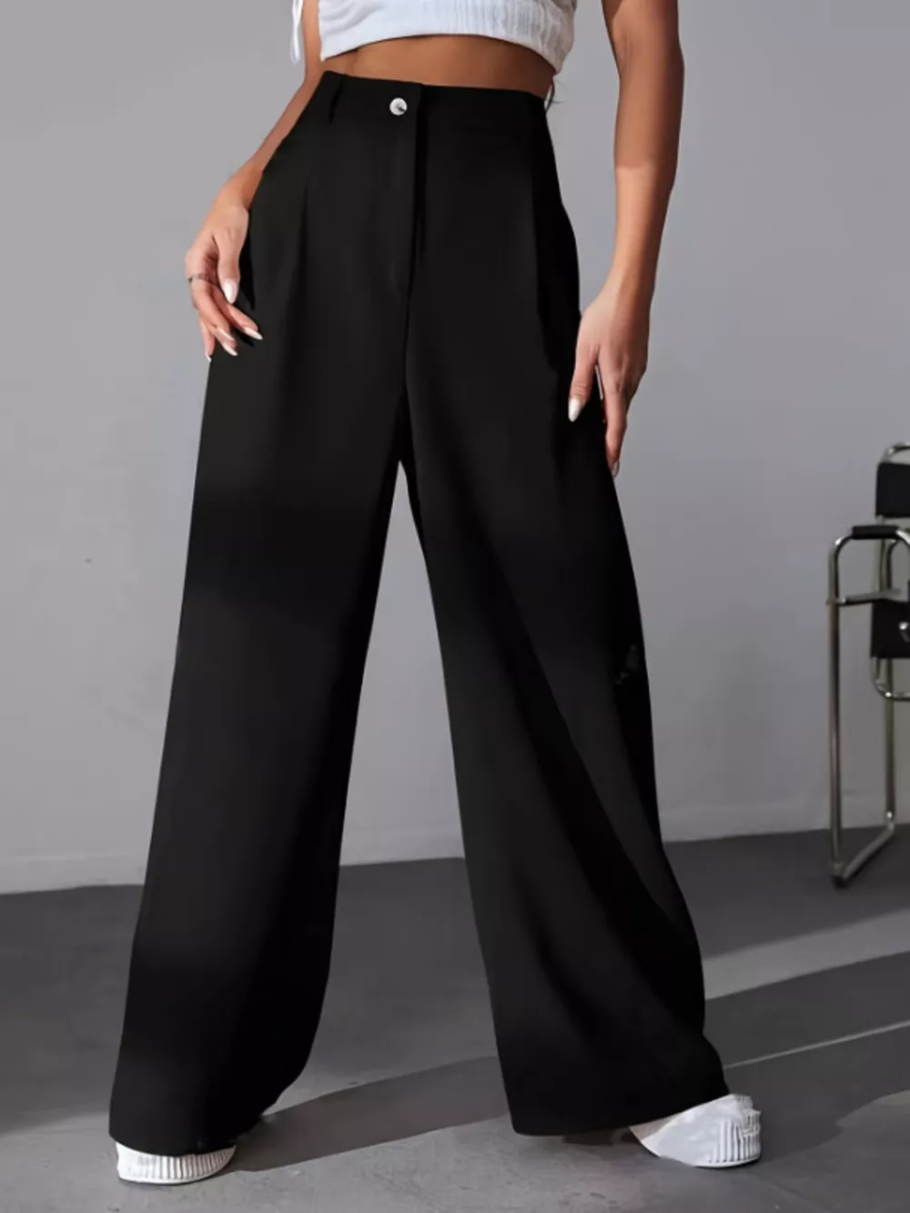 Wide Leg Pleated Pants, image 14