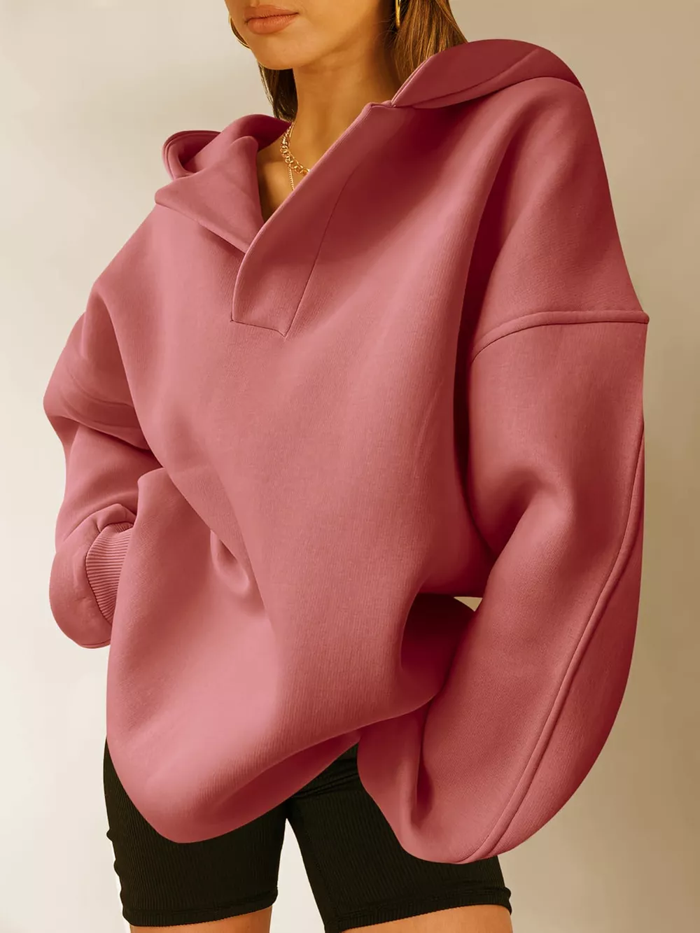 Dropped Shoulder Long Sleeve Sweatshirt, image 18