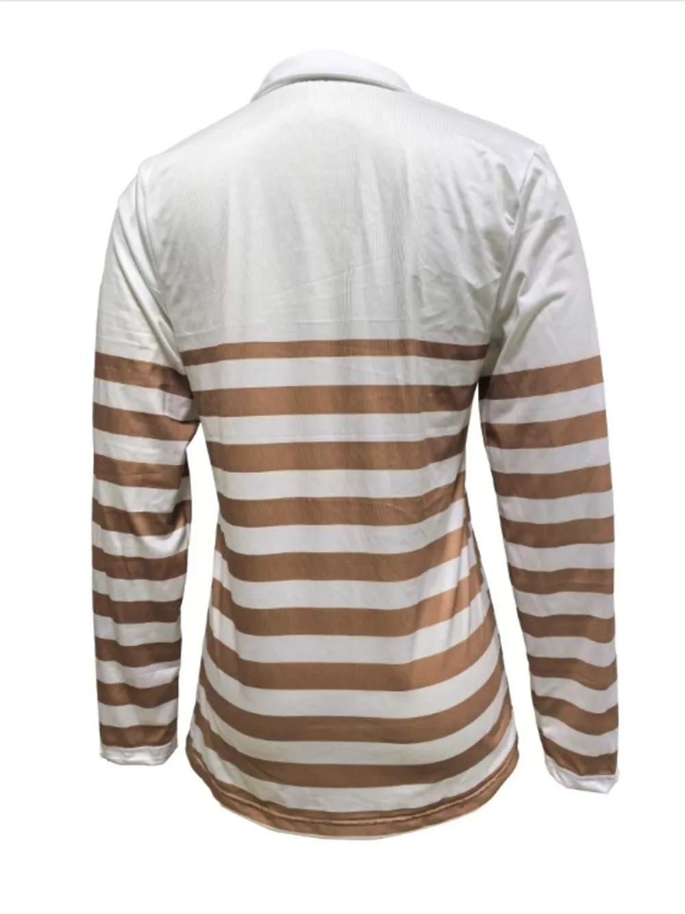 Quarter-Zip Striped Long Sleeve T-Shirt, image 15