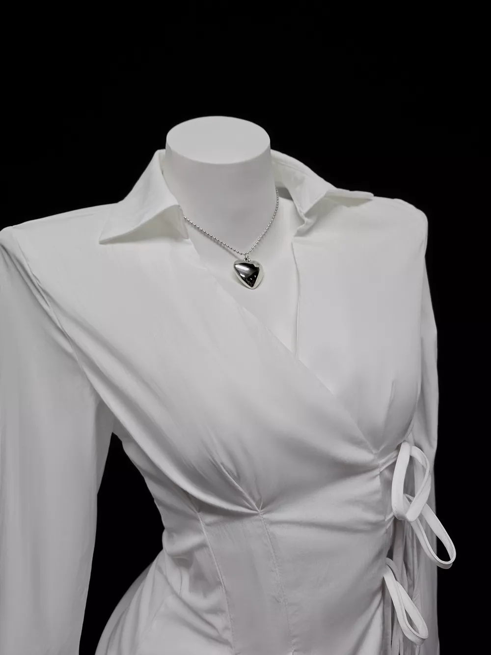 Side Tied Long Sleeve Shirt, image 4