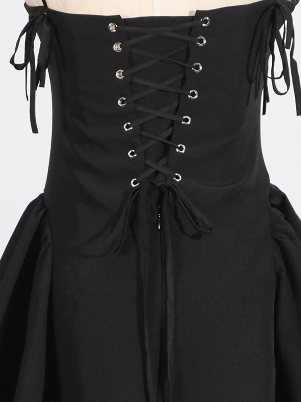 Lace Up Mini Cami Dress, image 7