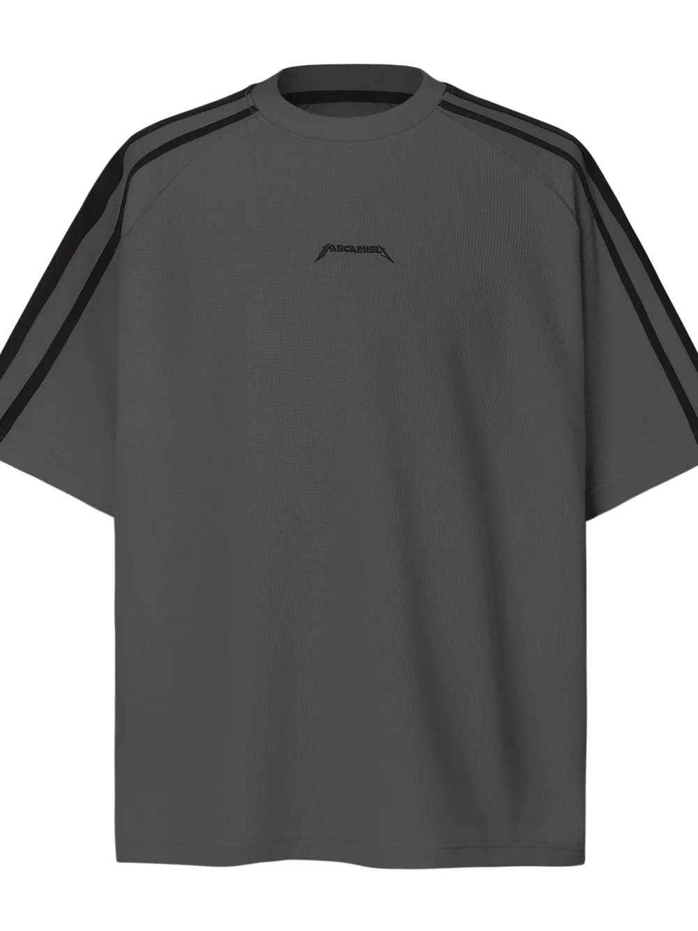 Men's Striped Round Neck Contrast T-Shirt, image 2