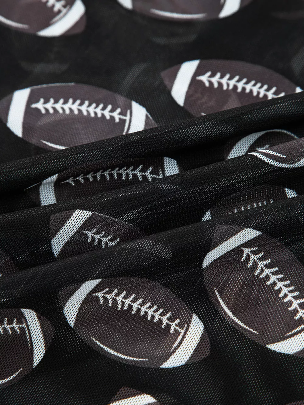 Game Day Mesh Sheer Long Sleeve Top, image 12